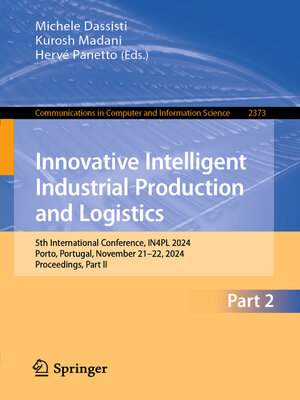 cover image of Innovative Intelligent Industrial Production and Logistics